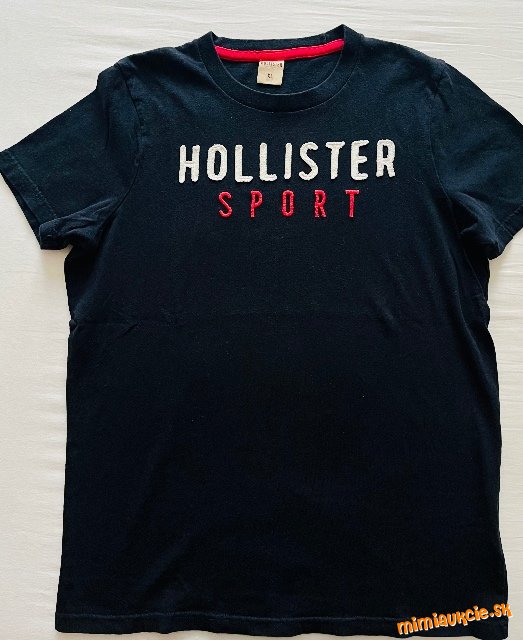 Hollister tmavomodré tričko vel.M-L-XL