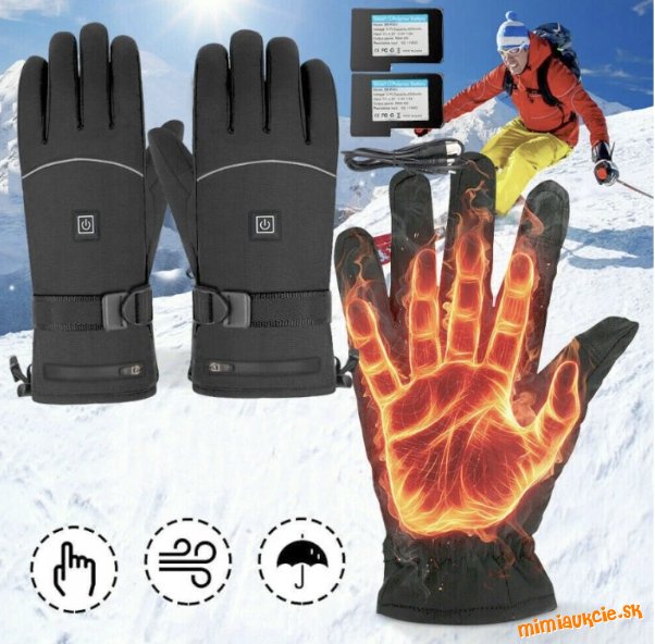 Vyhrievané rukavice – veľkosť L Powered by Pensonic...PC:100€