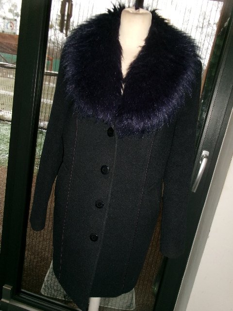DÁMSKY kabát s KOŽUŠINOU...............OD EURA - DB