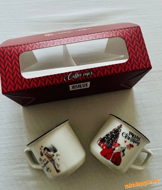 Darčeková sada-hrnčeky Vianoce 2 ks....PC:15,90€....