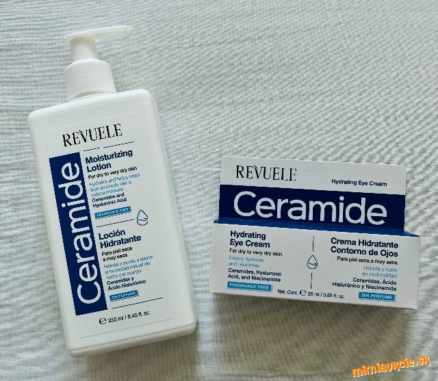 REVUELE CERAMIDE telové mlieko 250 ml + očný krém 25 ml