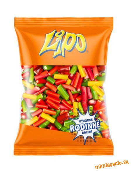 LIPO Ovocné sladké pelendreky 1000g, trvanlivosť 31.5.2026