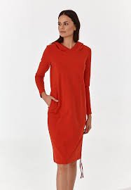 jasno červené mikinové šaty Tatuum p.c. 69 eur