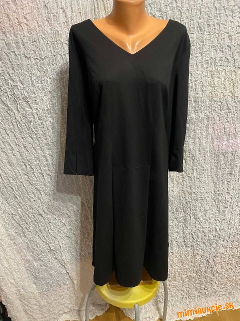 čierne kvalitné úpletové šaty Seeler women