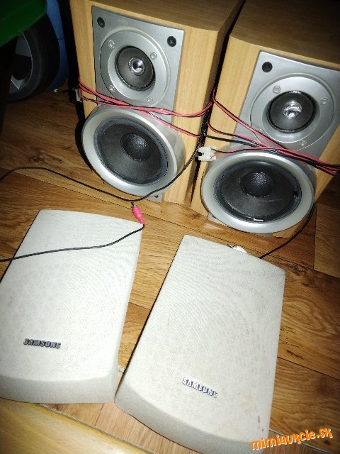 Drevené repráky Samsung