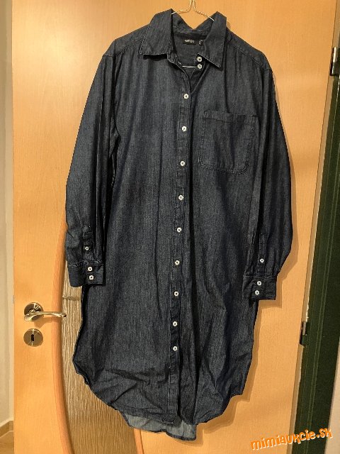 nádherné šaty denimového vzľadu