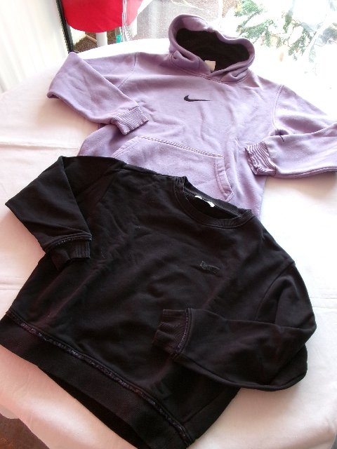 mikiny GAS a NIKE.................na 12-14 rokov..................OD EURA - VB