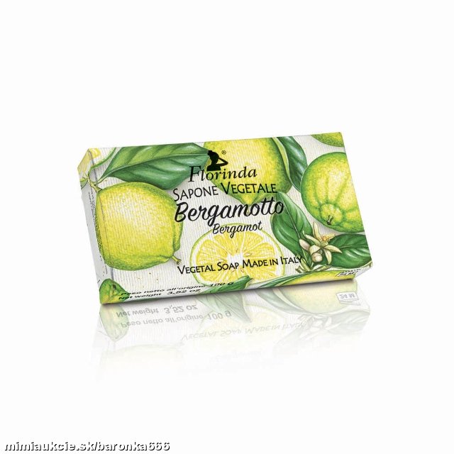 *** Mydlo Florinda Bergamotto 100 g *** - !!! AKCIA !!! - bežne od  4 EUR...