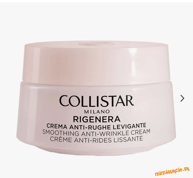 ❤️ Collistar Rigenera Smoothing Anti-Wrinkle Cream Face And Neck denný a nočný liftingový krém 15ml
