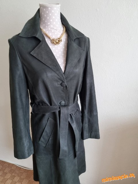 nový čierny mäkký kožený kabát KARA veľ. 38