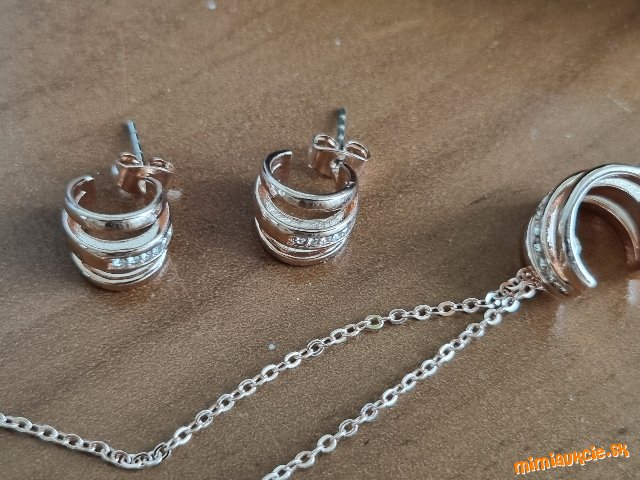 nová sada bižutérie - farba ružové zlato