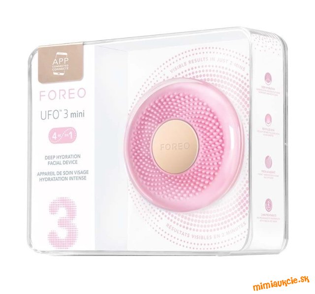 ❤️ Foreo UFO 3 Mini sonický prístroj pre urýchlenie účinku pleťovej masky ❤️ PC 100€ ❤️