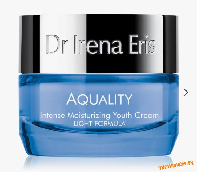 ❤️ Dr Irena Eris Aquality Intense Moisturizing Youth Cream Light Formula intenzívne hydratačný krém