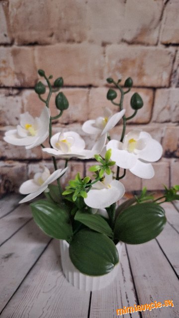 *** umelá orchidea*** dekoracia*** 28cm***