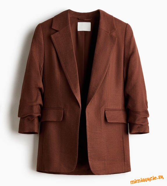 Sako są naberanymi rukavmi - prave dorazilo H&M - v prdajni 42,99eur