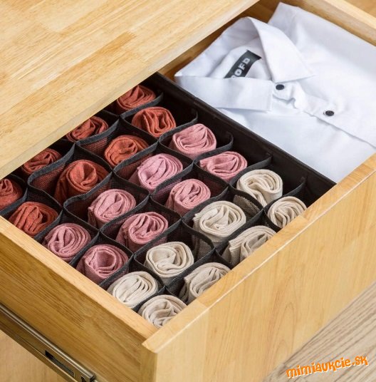 Organizer do skrine na ponozky, spodne pradlo Verk Group !!! VASA CENA