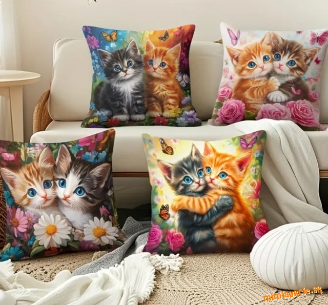 4x obliečka na vankúš