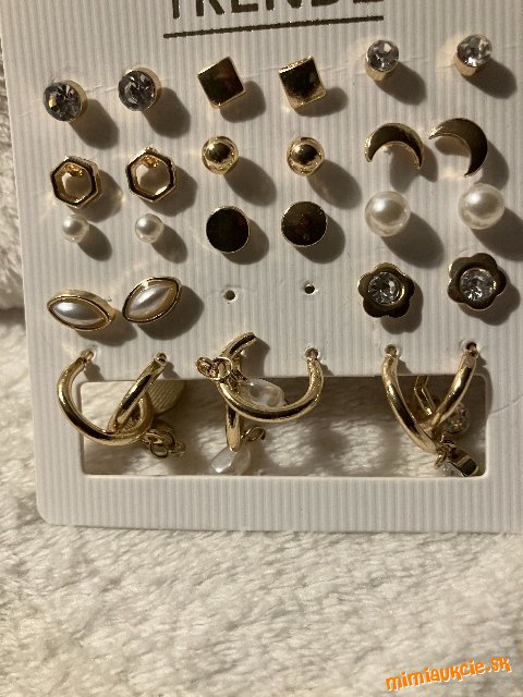 nádherná sada náušníc