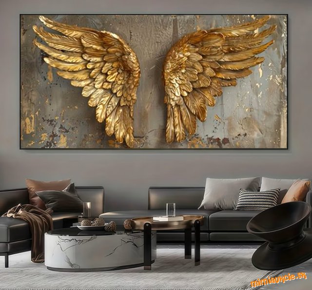 *** obraz -plátno anjelské krídla ***bez rámu *** 70x140cm***