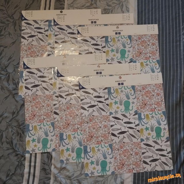 ** Vodeodolné dekoračné nálepky ** 6x