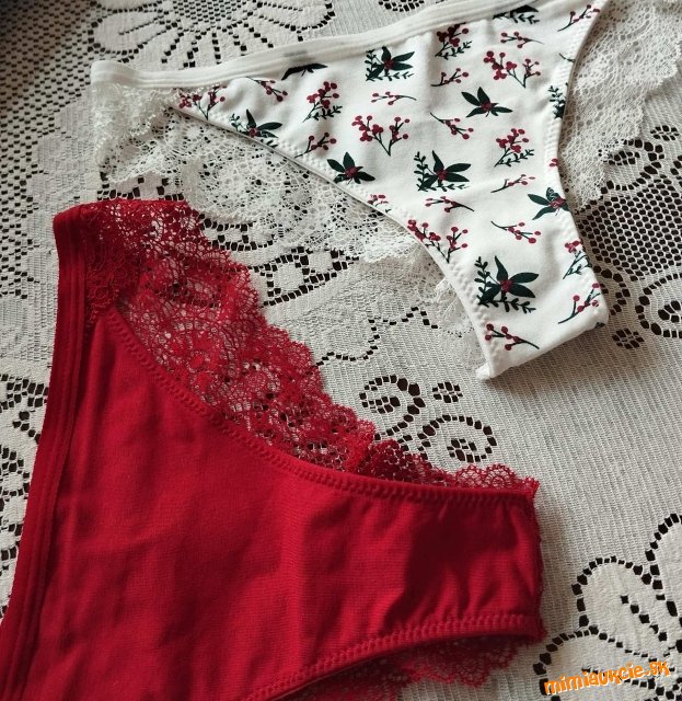 ** 2 x čipkované brazilian tanga  **  XS