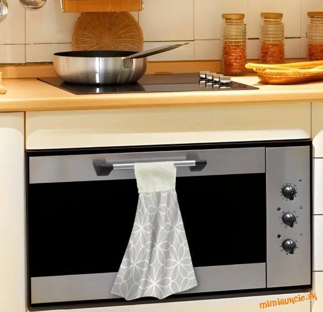 Krásne nové ozdobné utierky na madlo rúry alebo na madlo kuchynskej linky - 2 kusy