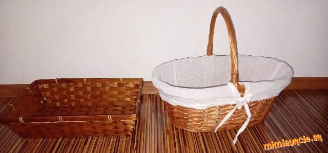 Darčekové prútené koše