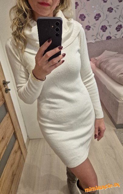 Nádherné biele šaty