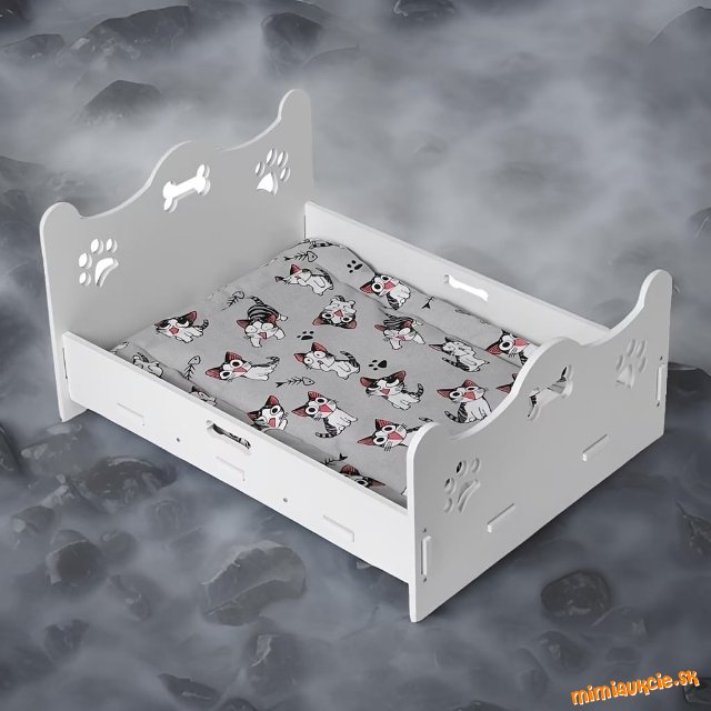 Vyvýšená posteľ pre mačky a psy PRE MENSIE PLEMENA