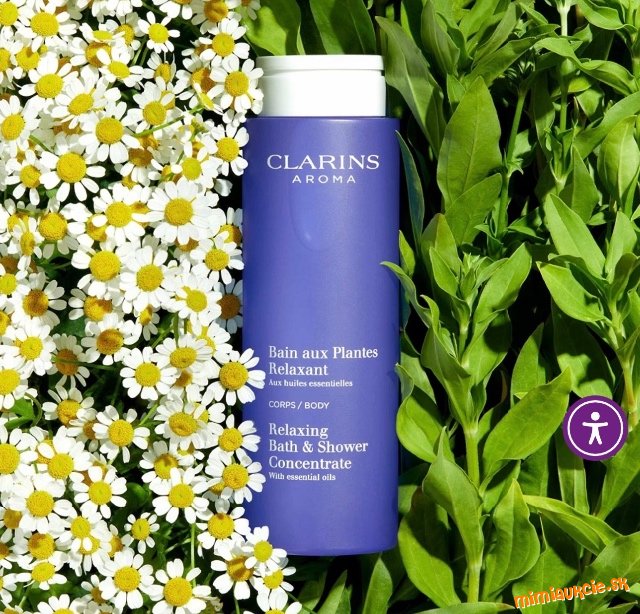 ❤️ Clarins RELAXING BATH SHOWER CONCENTRATE pena do kúpeľa / sprchový gél ❤️