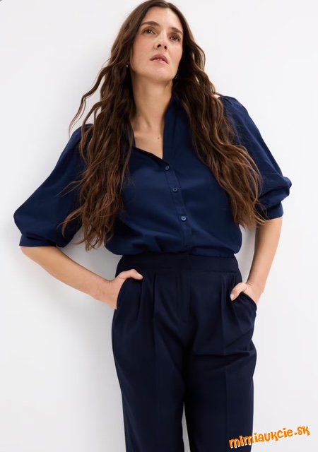 Ocelovo modra Koseła - 100% bavlna - novinka Mohito - v predajni 25,99eur