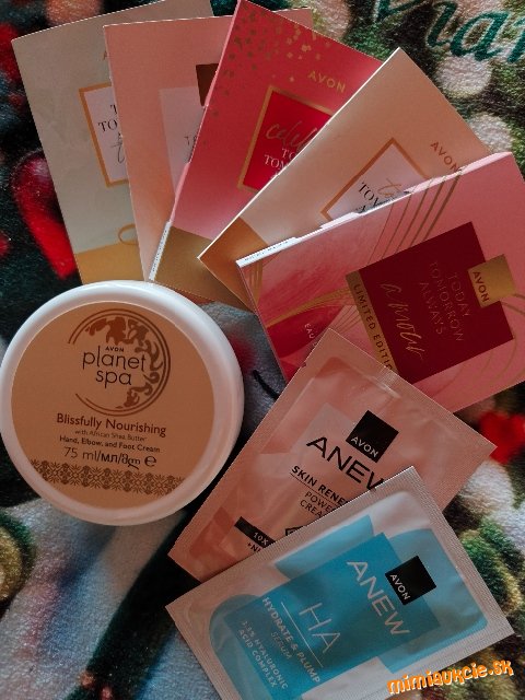 Krém na ruky, lakte a chodidlá s bambuckym maslom a vzorky.