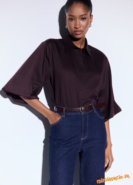 Bavlnena kosela s pufovanymi rukavmi - novinka Mohito - v predajni 29,99eur