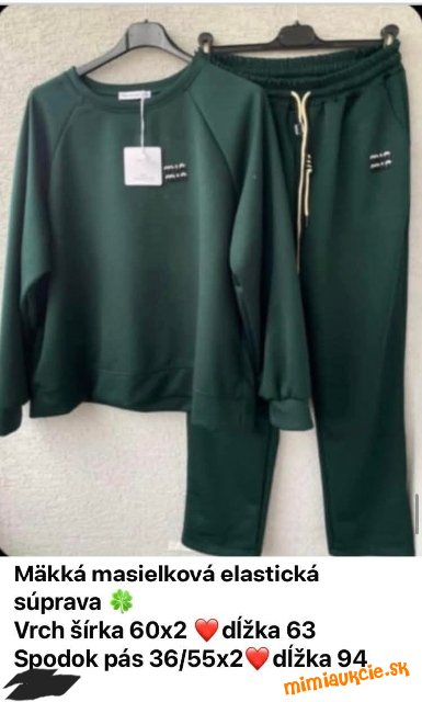 Dámska masirlkova suprava❤️❤️MODA ITALY   Z E L E N A   F A R B A❤️❤️❤️