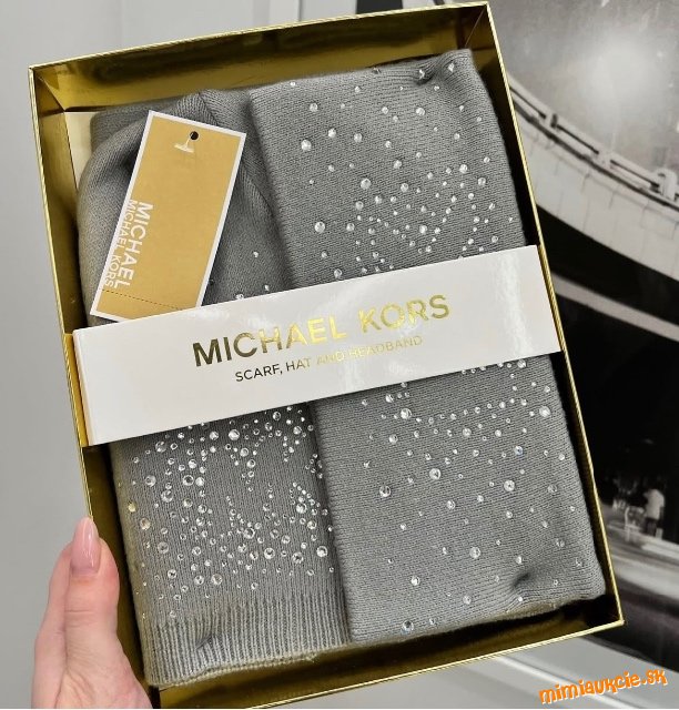 Michael Kors set čiapka + šál + čelenka