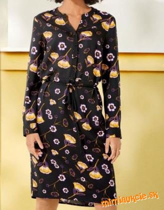 ** kvetinové šaty s opaskom ** M