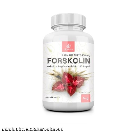 *** Allnature Forskolin Premium forte 400 mg 60 cps. *** - 1.pomoc pri úbytku  kilečiek...