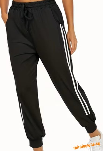 čierne damske teplaky