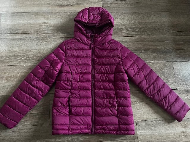 Prechodná damska bunda S vysackou !! + VONAVY DARCEK, veľkosť 38