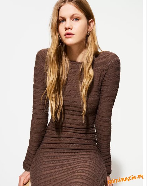 BERSHKA….MIDI PLETENÉ ŠATY….XS-S….PC-36e