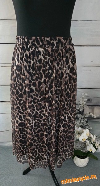 nová leo tylová maxisukňa veľ. M + čierny top cez ramená H&M grátis