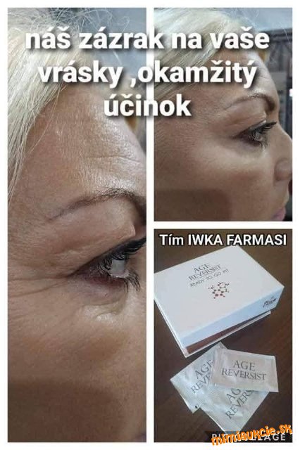 Age reversist..Prírodný botox..30 sáčkov.. planétou.. farmasi