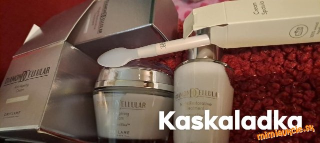 Diamantovy nocny regeneracny krem + diamantovy denný krem ❤...+špachtlička.