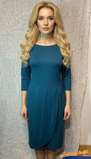 fantastické smaragdovo zelené košeľové šaty  #