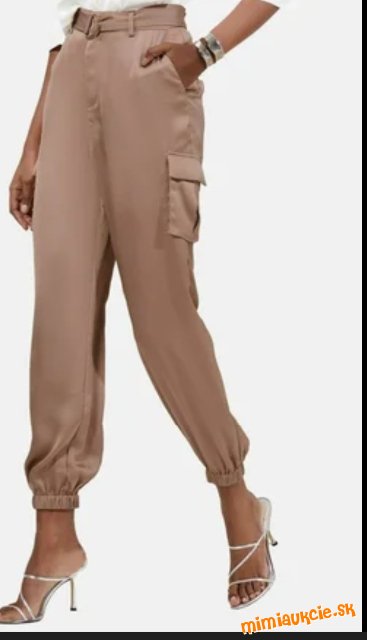 Fantasticke stylove nohavice s metalickym leskom, sadnu S/M, top stav