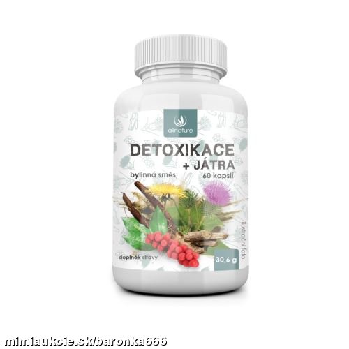 *** Detoxikácia bylinný extrakt 60 cps. *** - !!!  AKCIA  vhodná teraz po sviatkoch !!!