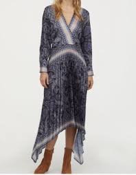 nádherné modro modro béžové šaty s plisovanou suknou h&m