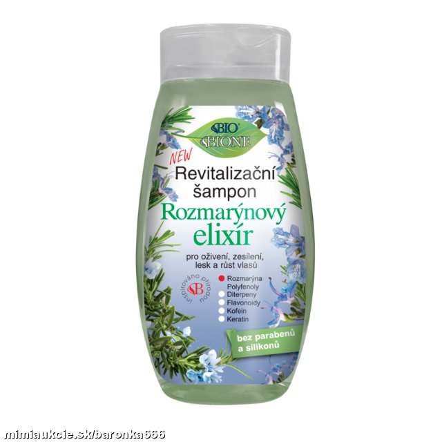 *** BC BIO Rozmarínový elixír Revitalizačný šampón 260 ml *** - NOVINKA