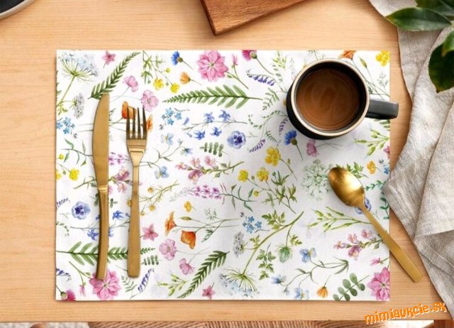 *** 4x prestieranie 30x45cm*** ľanový vzhľad***