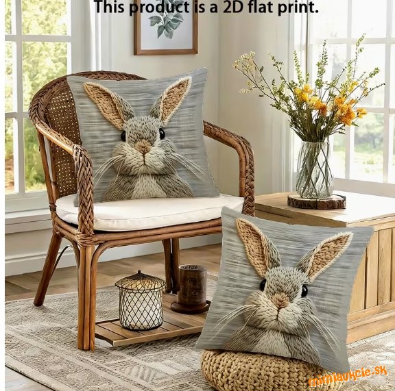 2 ks...VELKONOČNA.....návlečka na vankúš........40x40cm